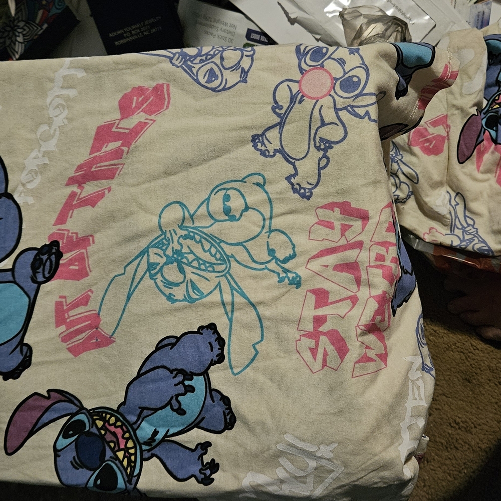 Disney Blue and Pink Short Sleeve Tee